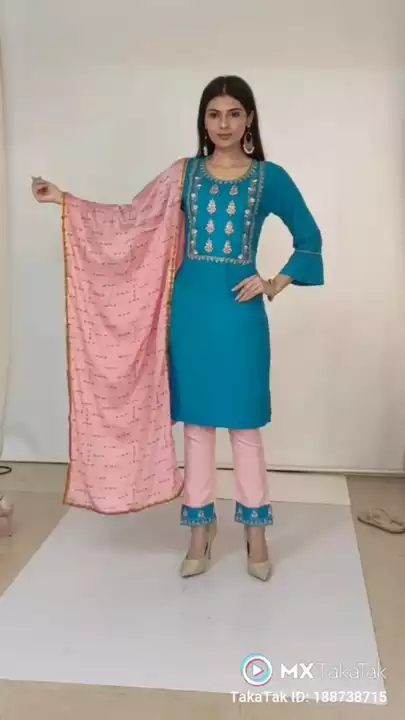 Kurti pant with dupatta  uploaded by business on 8/8/2022