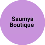 Business logo of Saumya boutique