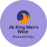 Business logo of Ak king men's wear