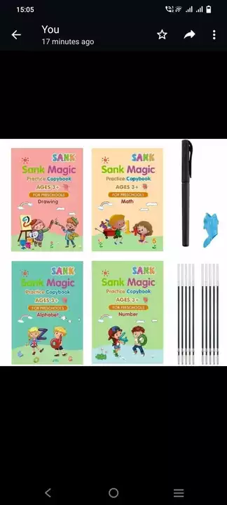 Magic book 4book+ 8 refill uploaded by business on 8/8/2022