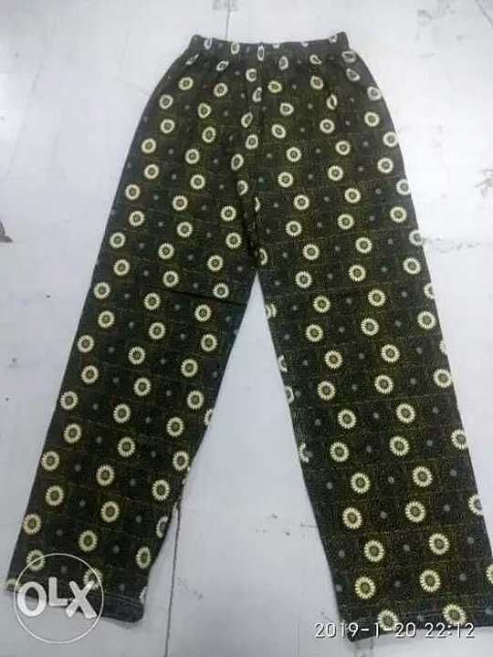 Fancy ladies pyjama printed pant uploaded by Aadhyaa tex on 6/22/2020