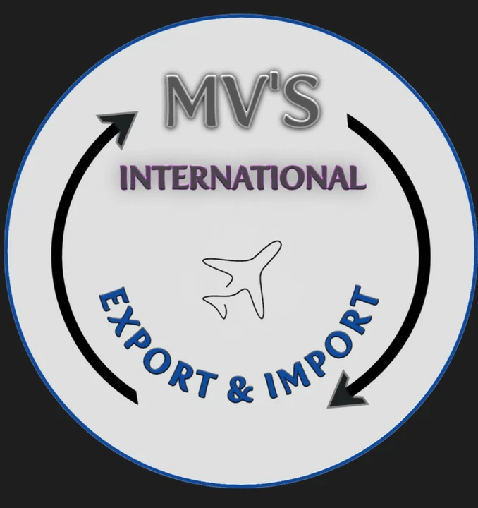 Visiting card store images of MV's INTERNATIONAL