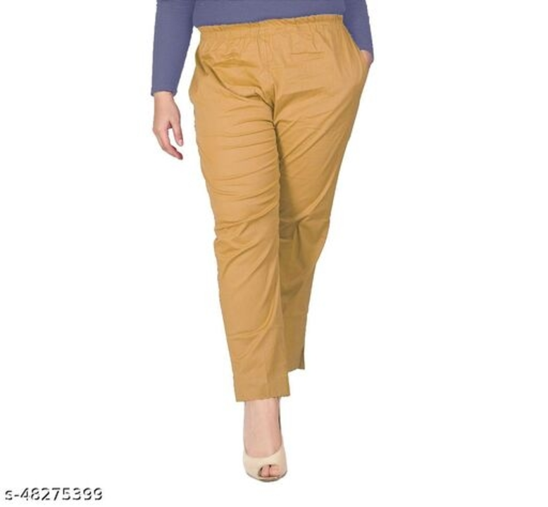 Stretchable plus big size trouser pant for women/Girls uploaded by business on 8/8/2022