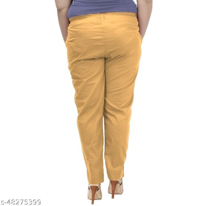 Stretchable plus big size trouser pant for women/Girls uploaded by Jai shree shyam creation  on 8/8/2022