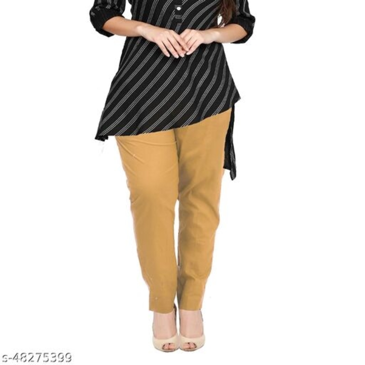 Stretchable plus big size trouser pant for women/Girls uploaded by Jai shree shyam creation  on 8/8/2022