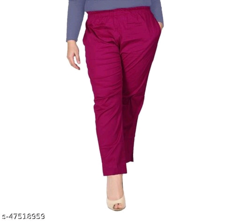 Stretchable plus big size trouser for women/Girls uploaded by business on 8/8/2022
