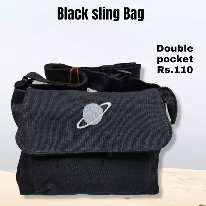 Black sling bags uploaded by Sha kantilal jayantilal on 8/8/2022