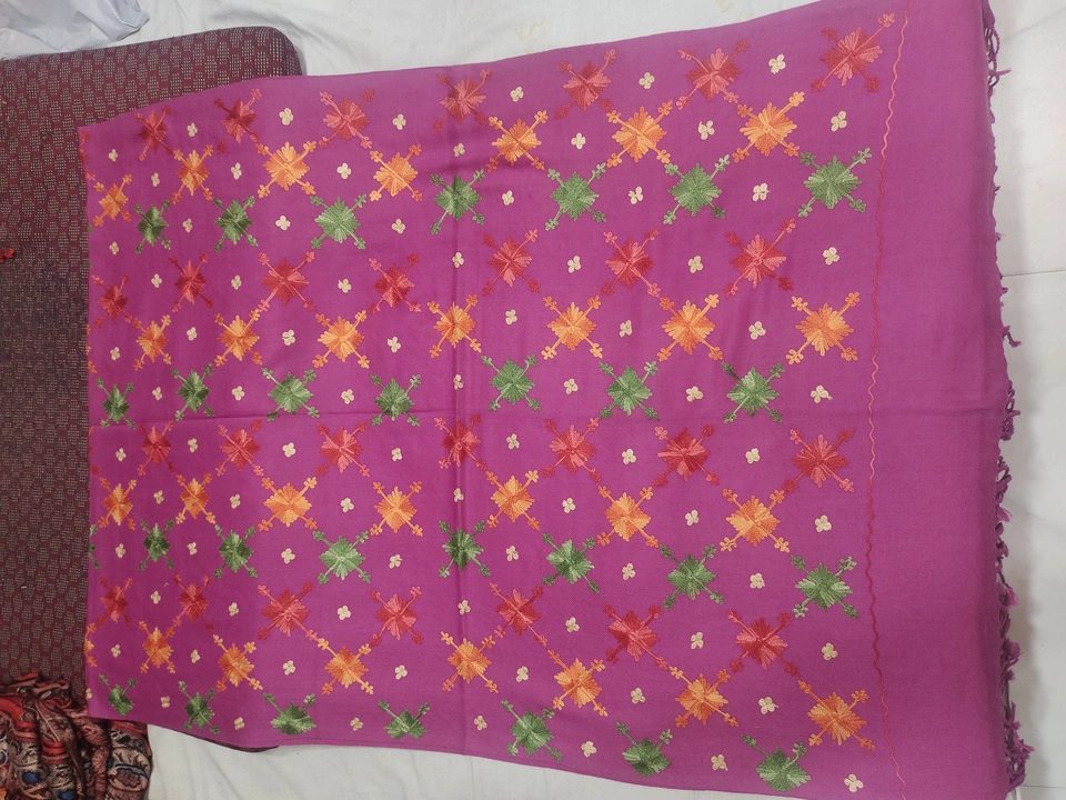 Product image with price: Rs. 525, ID: phulkari-embroidery-stole-583c1a1a