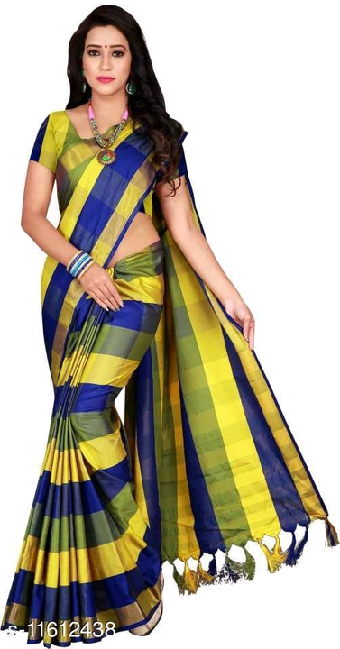 Cottan silk sarees with blouse saree:5.50 blouse0.80 uploaded by business on 8/8/2022
