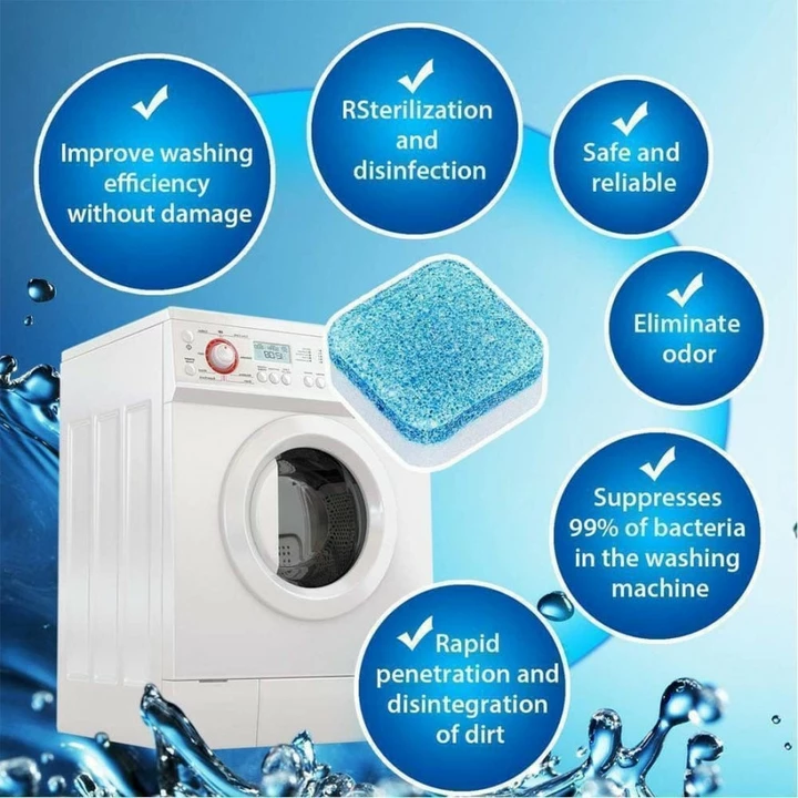 Washing machine Cleaner Tablet uploaded by shopmaniawholesale.com on 8/8/2022