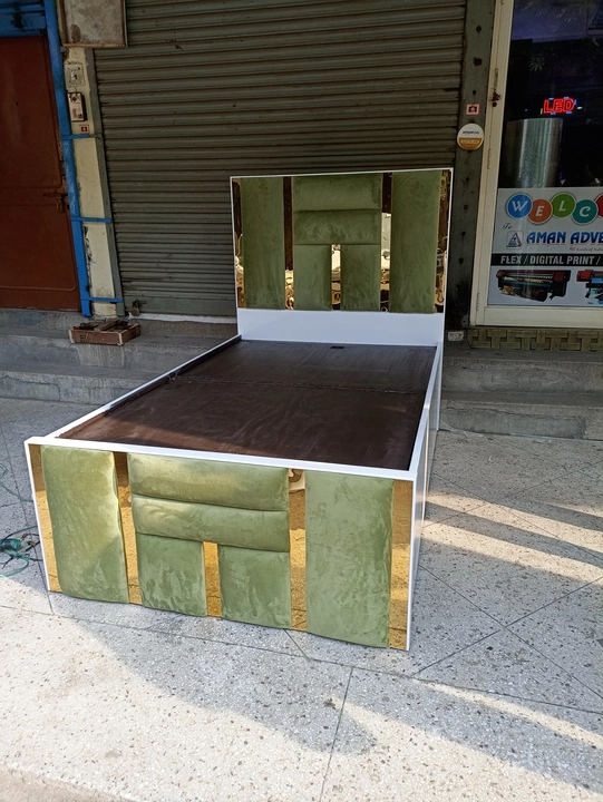 Fresh single bed no 14  uploaded by Parul furniture and decorators on 8/9/2022