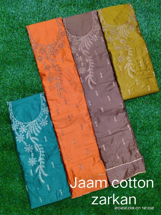 Post image Jaam cotton zarkan work 2.50 Bottom aprox