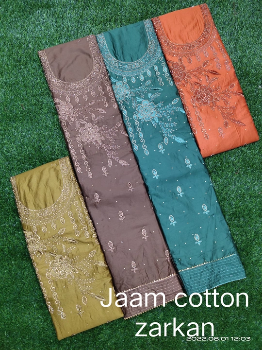 Jaam cotton zarkan uploaded by Mg textile on 8/9/2022