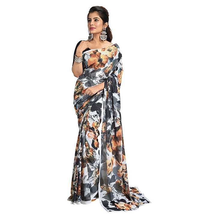 Taksita Digital Printed Sarees  uploaded by business on 11/22/2020