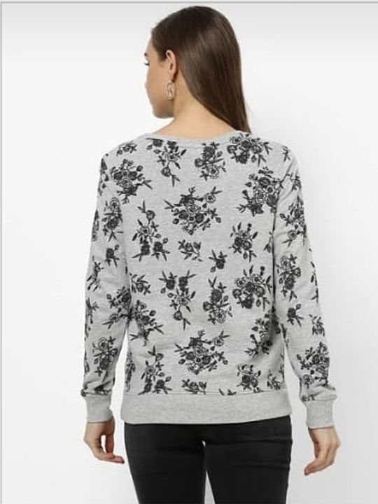 Floral print sweatshirt 
Buy from s://ekaro.in/enkr467303 link 👇
 uploaded by business on 11/23/2020