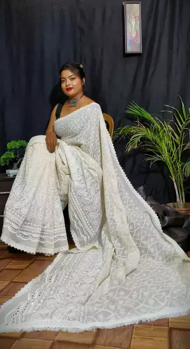  Cotton Hakba saree  uploaded by business on 8/9/2022