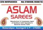 Business logo of ASLAM. SAREES