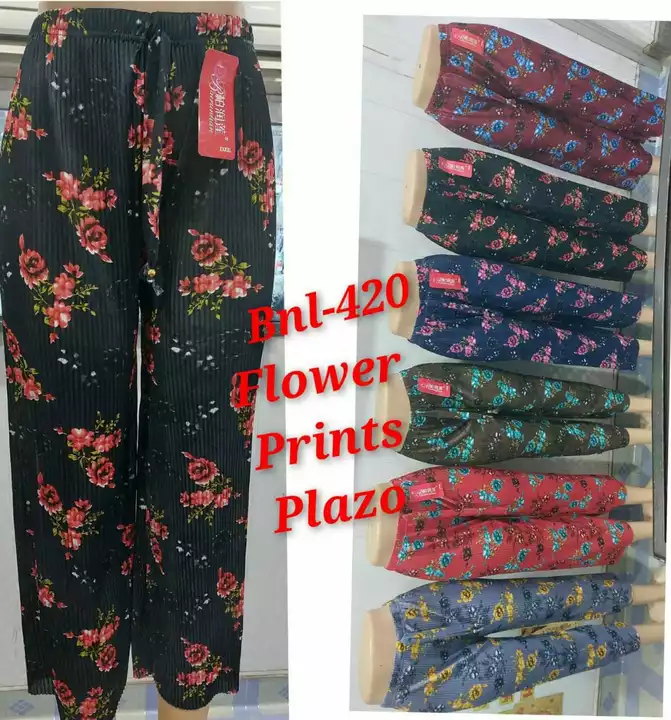 Flower Print Plazzo  uploaded by business on 8/9/2022