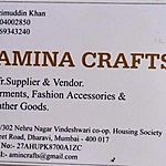 Business logo of Amina Crafts