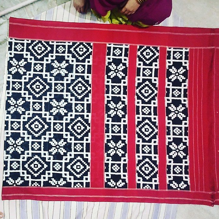 Double ikkat sarees uploaded by Pochampally silk sarees on 11/23/2020