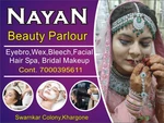 Business logo of Nayan Beaty parlor & saree shop