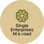 Business logo of Singla enterprises m.k.road khanna