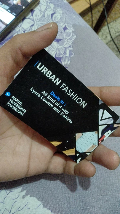 Visiting card store images of Urban fashion