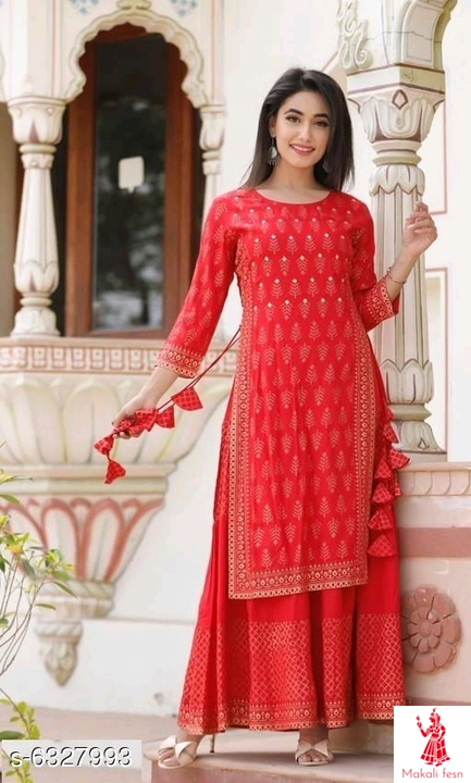 Post image Women Kurtis rs 600 one pic bhi le sakte hai cod available Catalog Name:*Attractive Women's Double Layered Kurti*Fabric: Rayon SlubSleeve Length: Three-Quarter SleevesPattern: PrintedCombo of: SingleSizes:S, M, L, XL, XXL, XXXL, 4XL, 5XLEasy Returns Available In Case Of Any Issue*Proof of Safe Delivery! Click to know on Safety Standards of Delivery Partners- https://ltl.sh/y_nZrAV3