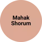 Business logo of Mahak shorum