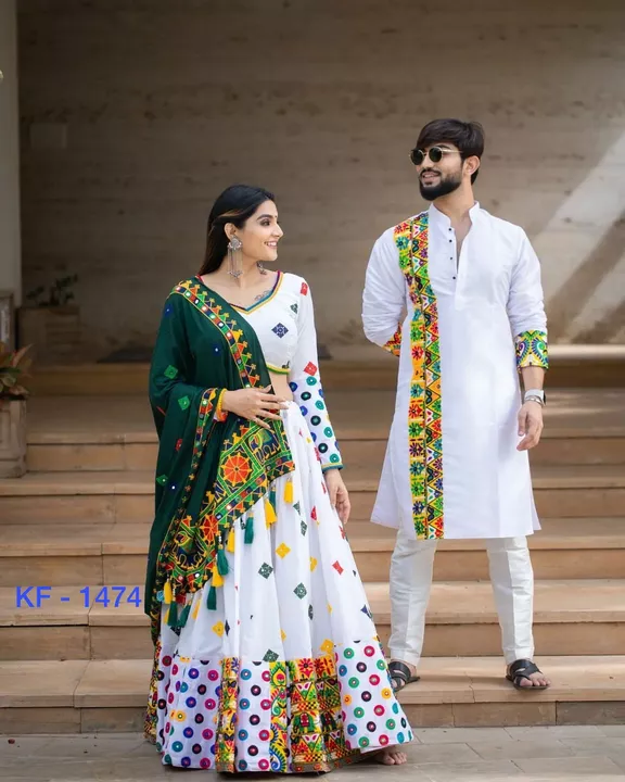 NEW DESIGNER 6063 *NAVRATRI SPECIAL COUPLE COMBO* uploaded by Vedik unique collection on 8/10/2022