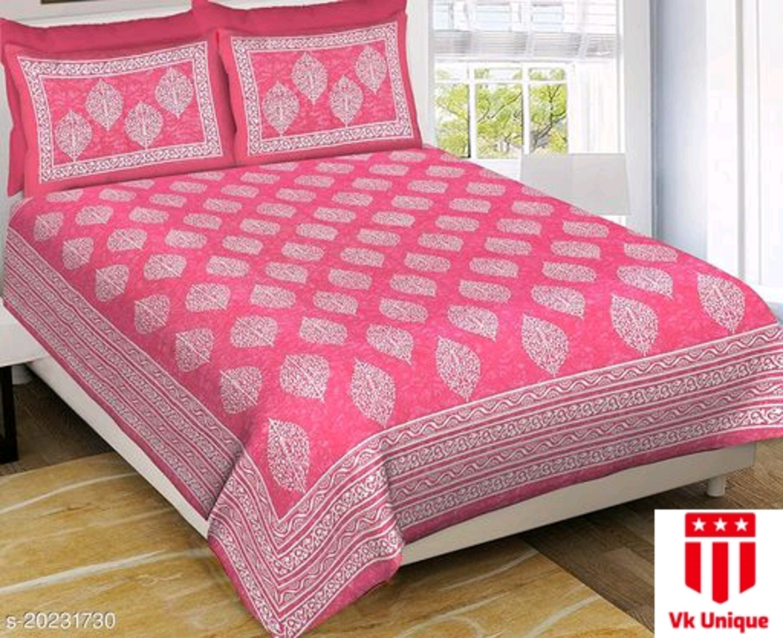 Cotton *Voguish Stylish Bedsheets* uploaded by Vedik unique collection on 8/10/2022