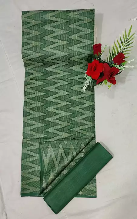 Katan Silk Ikkat Weaving Design Saree uploaded by business on 8/10/2022