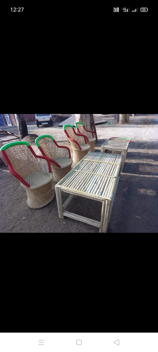 Bamboo chair table uploaded by Uday manufacturing Store on 8/10/2022