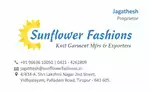Business logo of Sunflower Fashions