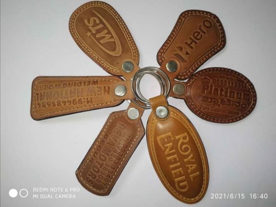 Leather keychains  uploaded by M Z ENTERPRISES on 8/10/2022