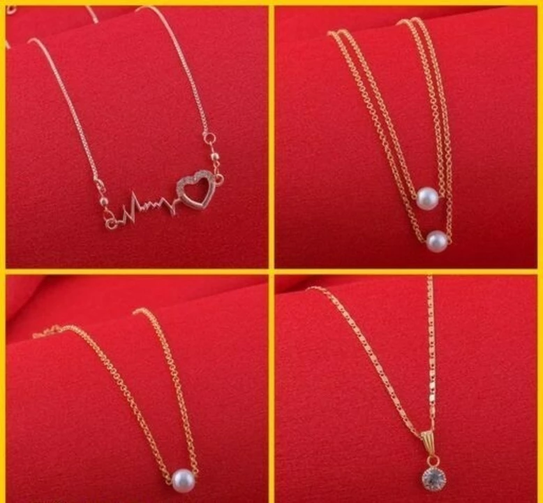 Gold Plated 1 Gm Cute Pendant,Necklace Jewellery,Chain,Pendant By Delfa  uploaded by business on 8/10/2022