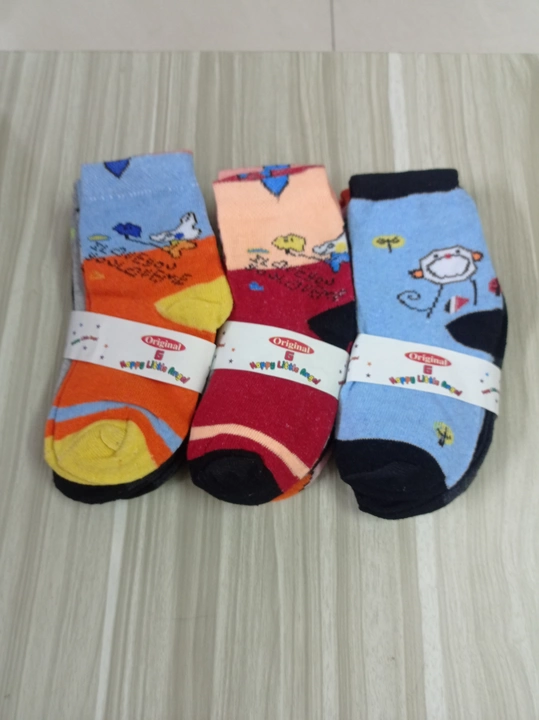Cotton kids socks uploaded by Daya Hosiery on 8/11/2022