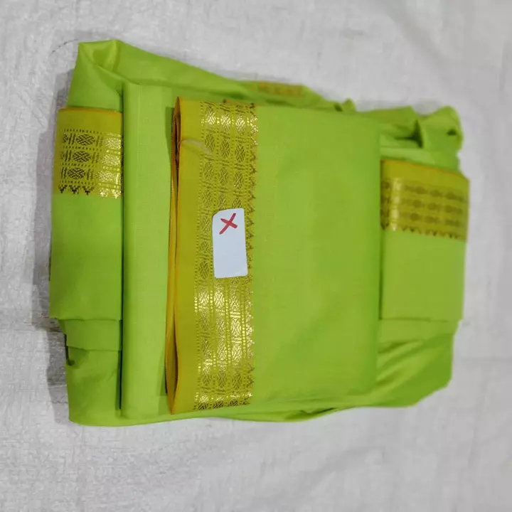Post image Catlon Pooja Dhoti and Upparna length 40 Inch and waist free size with Elastic and nada