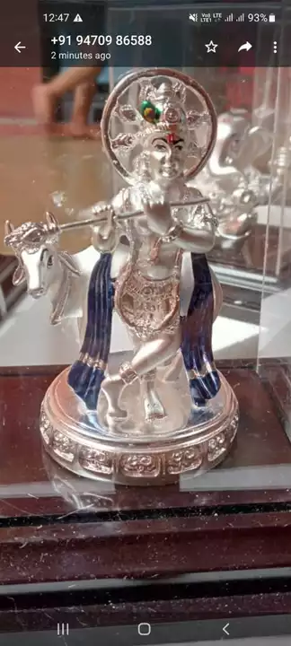 Siver palted murti uploaded by business on 8/11/2022