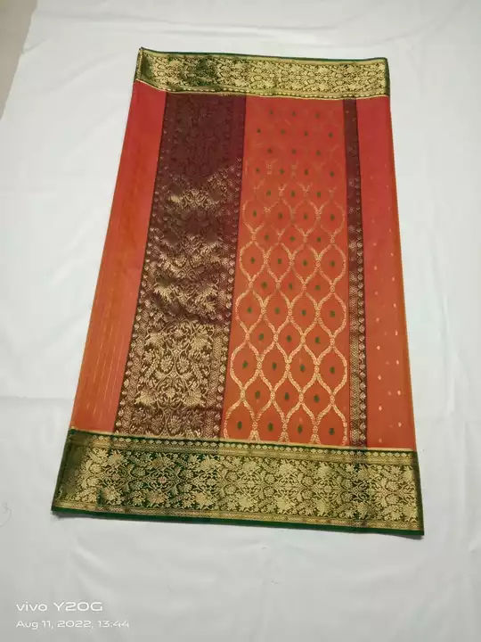 Katan silk sarees uploaded by royal chanderi saree on 8/11/2022