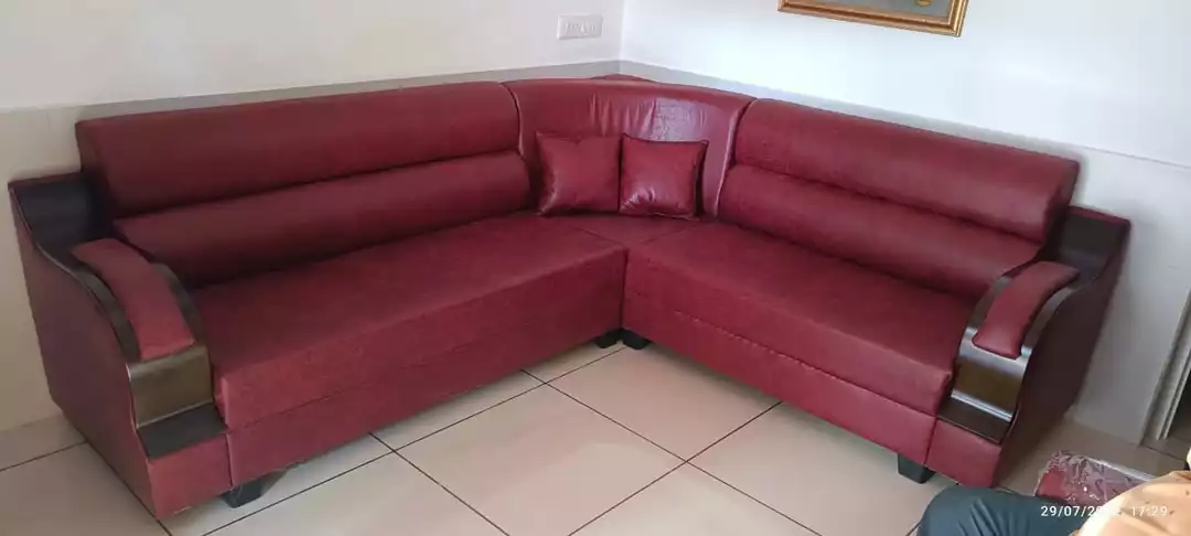 New L shap sofa uploaded by Gujarat furniture on 8/11/2022