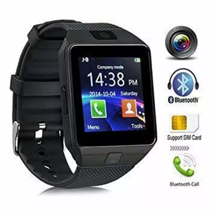 DZ09 Smart Watch Accessories with Camera, Touch Screen, Sim Card & SD Card Support for Smartphones.  uploaded by MyValueStore on 8/11/2022