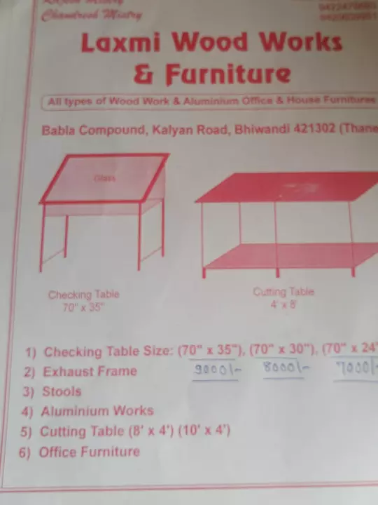 Product uploaded by Laxmi wood works and furniture on 8/11/2022