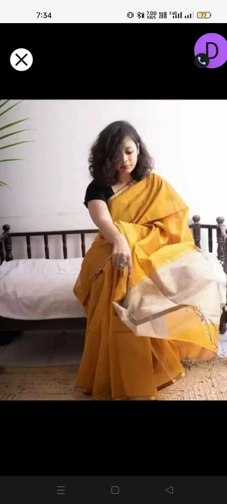 Factory Store Images of Fulia Tant Saree