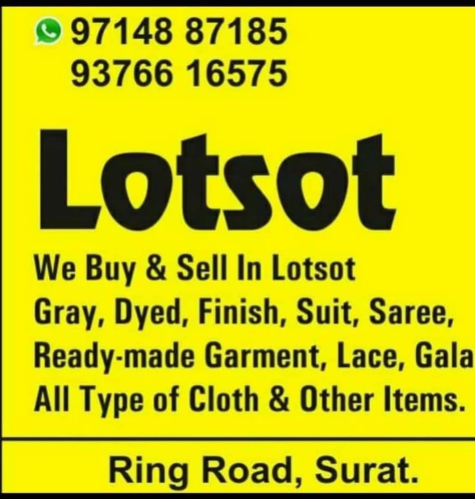 Visiting card store images of Lot sot