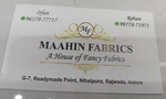 Business logo of Maahin fabrics