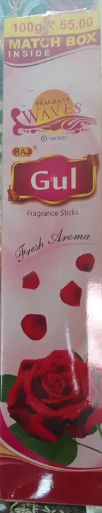 Gul Fragrance Sticks with fresh aroma MRP 55/- uploaded by Sree G.P.Traders on 8/11/2022