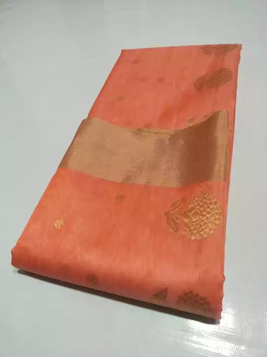 Chanderi handloom saree uploaded by business on 8/11/2022