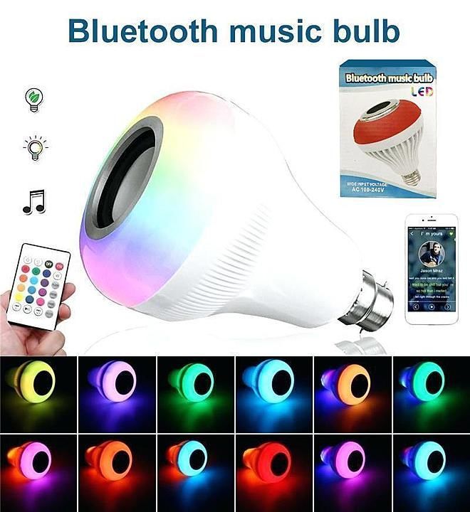 Bluetooth Speaker Bulb  uploaded by Raj enterprise  on 11/23/2020
