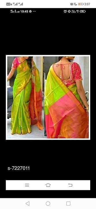 Tissue linen saree.
 uploaded by MTS CREATION HANDLOOM BHAGALPUR  on 11/23/2020